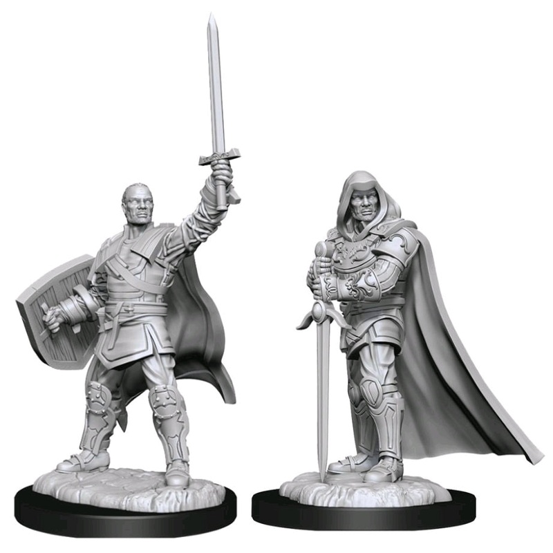 Nolzer's Marvolous Miniatures: Human Male Paladin