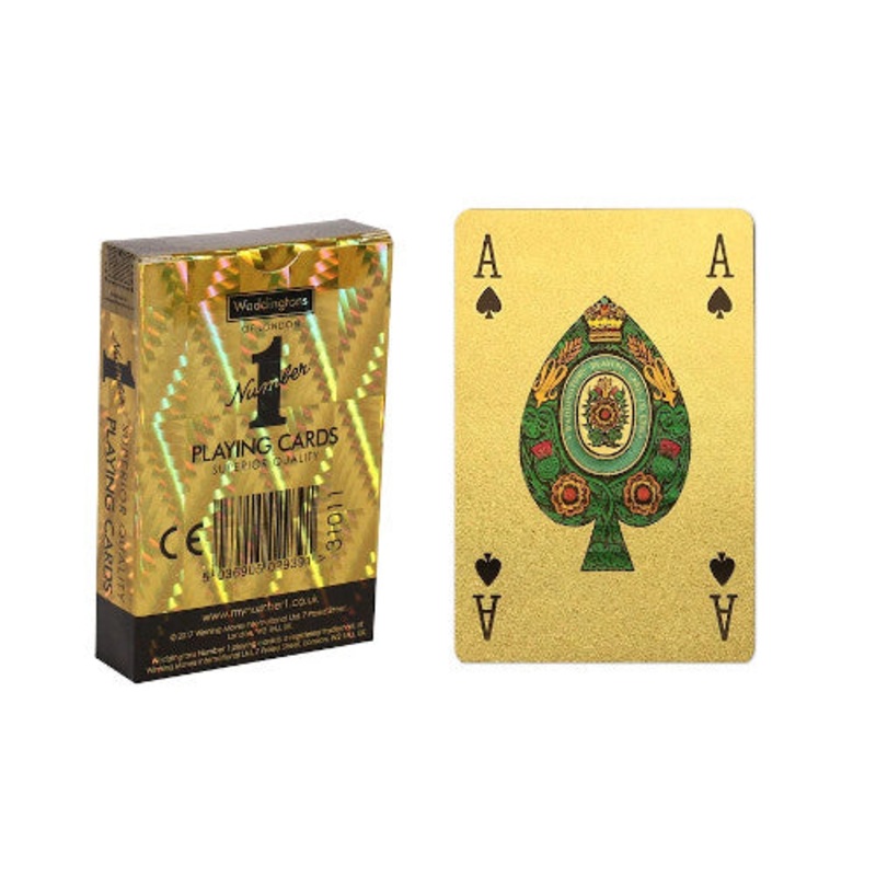 Waddingtons No 1 Playing Cards - Gold