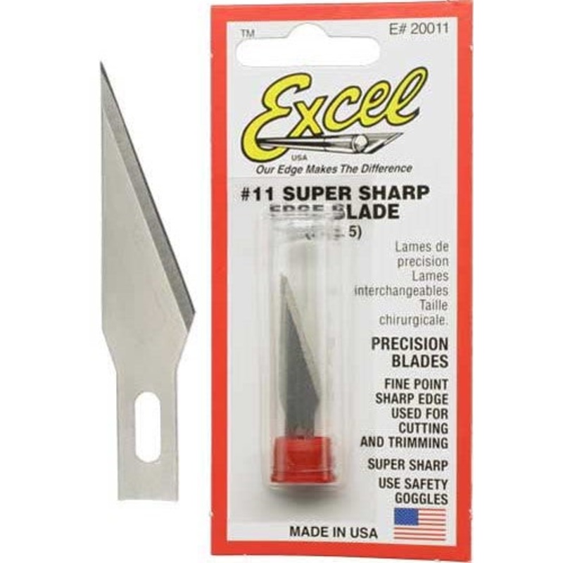 Excel #1 Standard Blades B11 Pk5