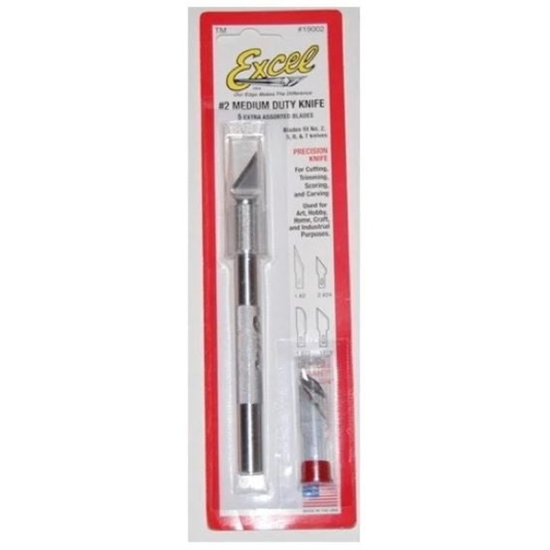 Excel #2 Knife w/ 5 Asstd Blades