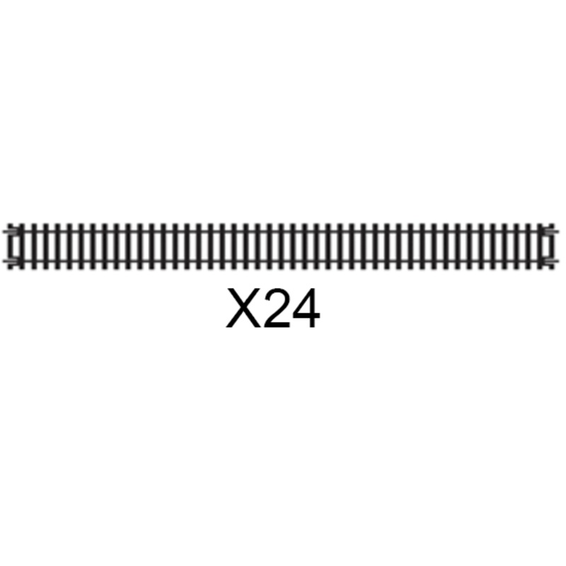 Hornby Double Straight 335mm (24)