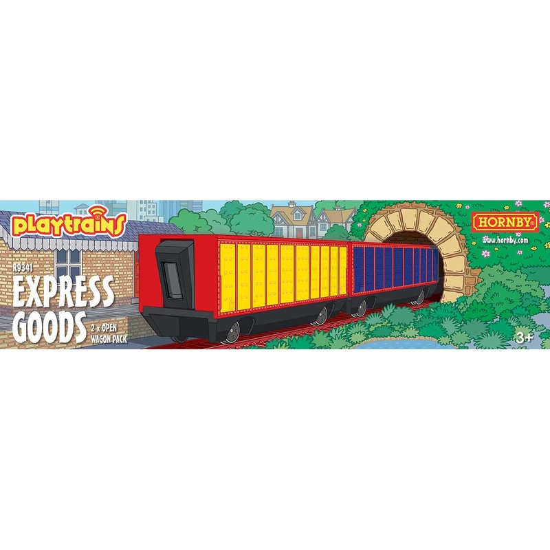Hornby Playtrains: Wagon Pack Express Goods - Open