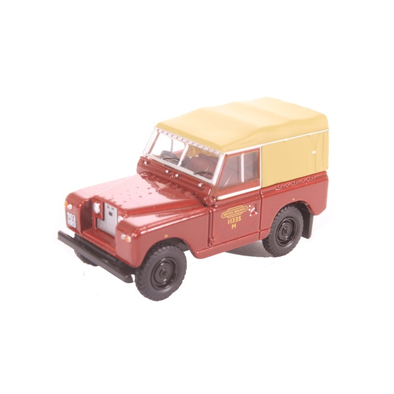 Oxford 1:76 Land Rover S2 SWB BR Red