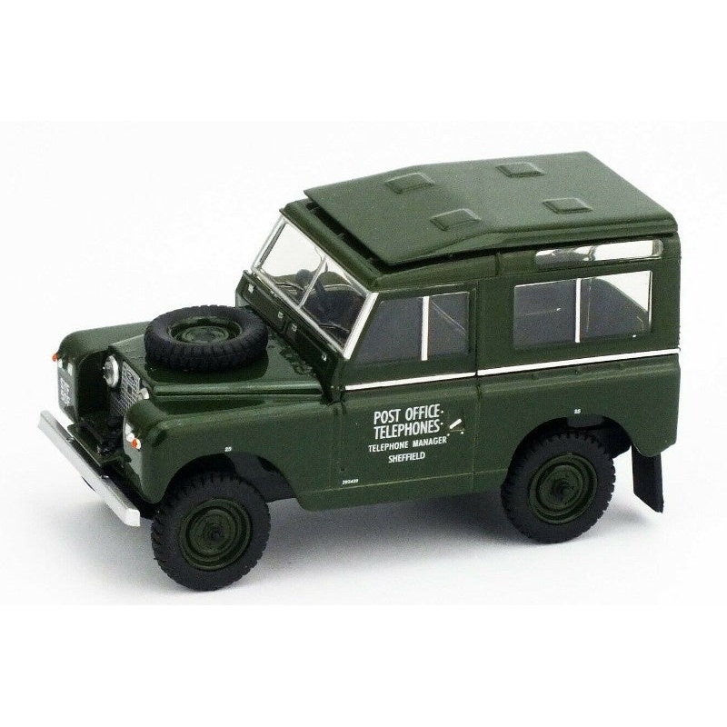 Oxford 1:76 Land Rover Series II SWB Hard Top Post Office Telephones