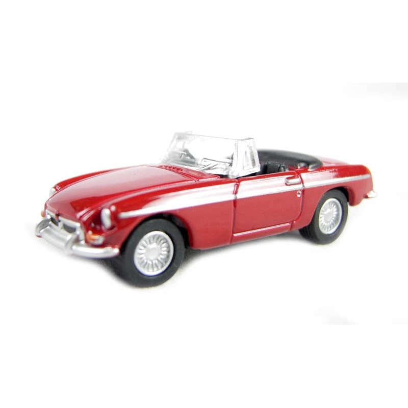 Oxford 1:76 MGB Roadster Tartan Red