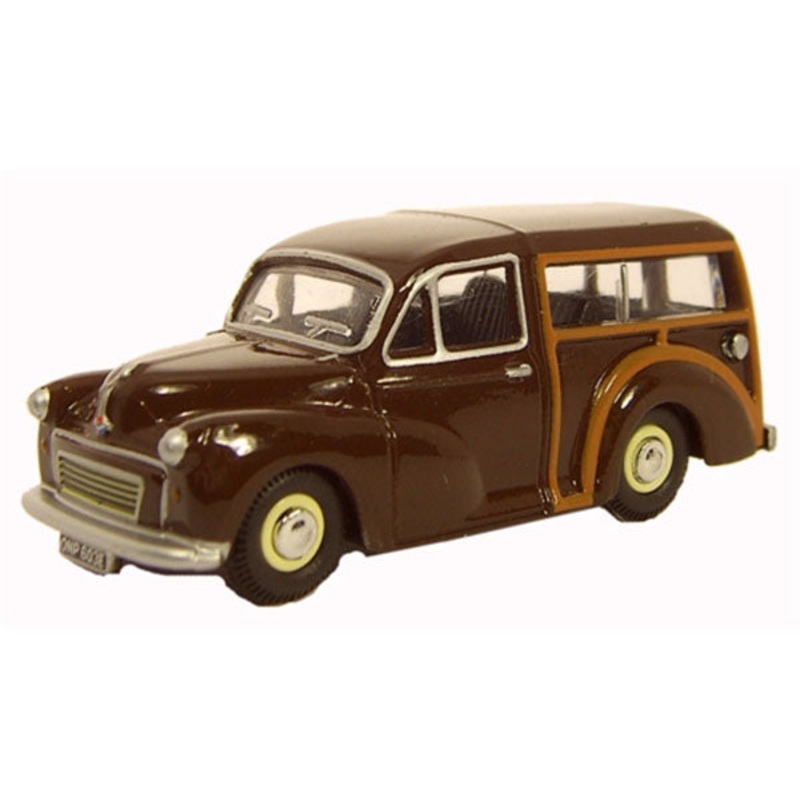 Oxford 1:76 Morris Minor Traveller Maroon