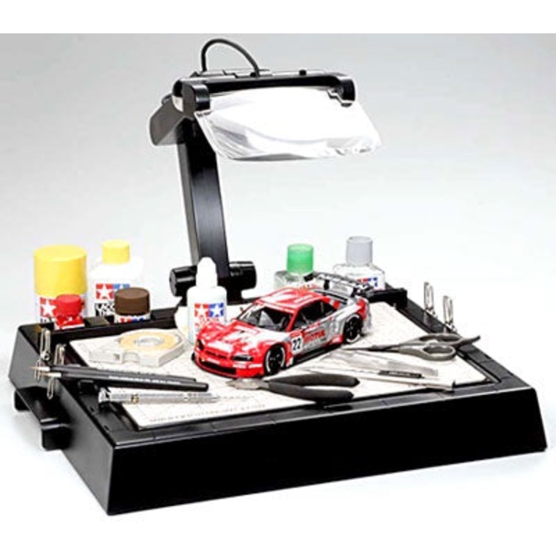 Tamiya Work Stand W/Magnifying Glass