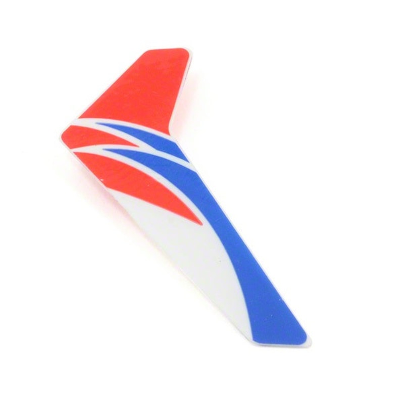 Blade mCP X Red Vertical Fin with Decal