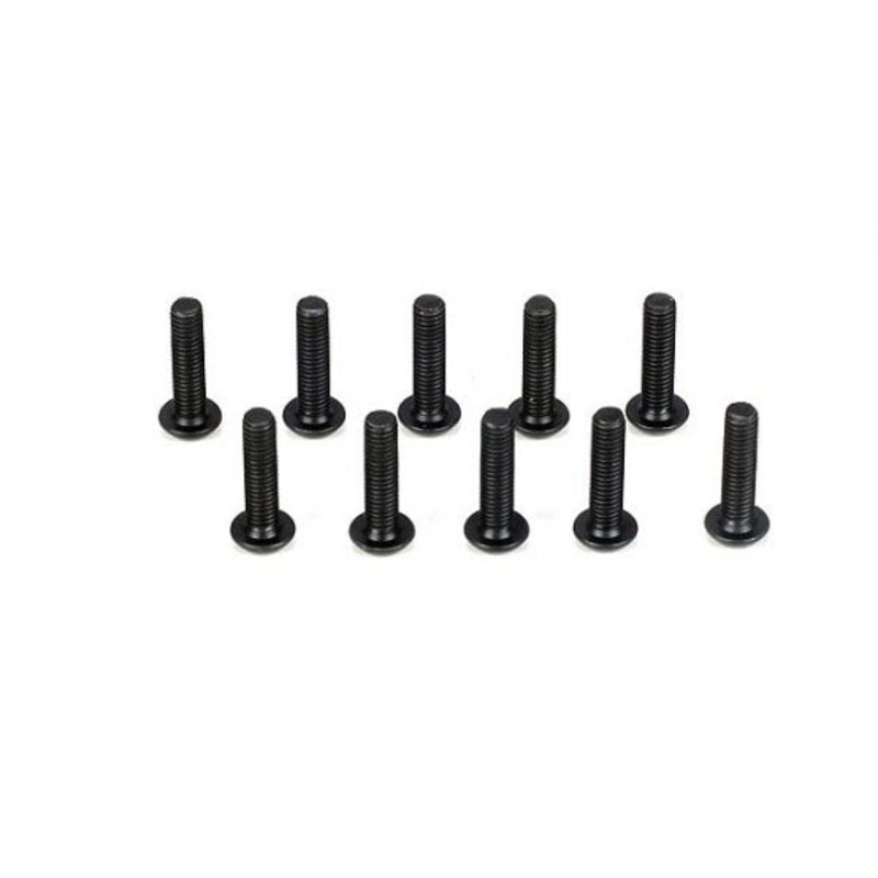 Team Losi Button Head Screws, M3 x 12mm