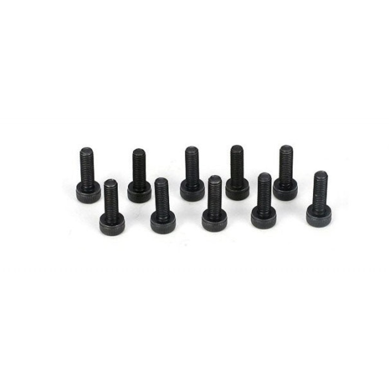 Team Losi Cap Head Screws, M3 x 10mm