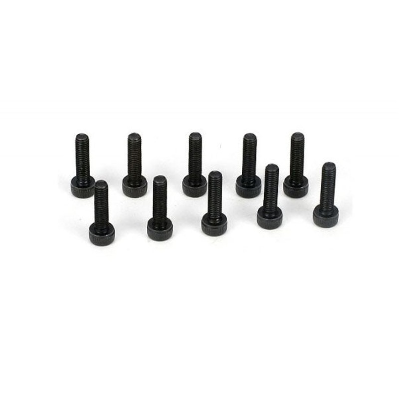 Team Losi Cap Head Screws, M3 x 12mm