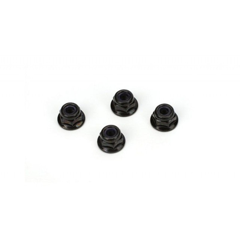 ECX 4mm Flanged Wheel Nuts (4)