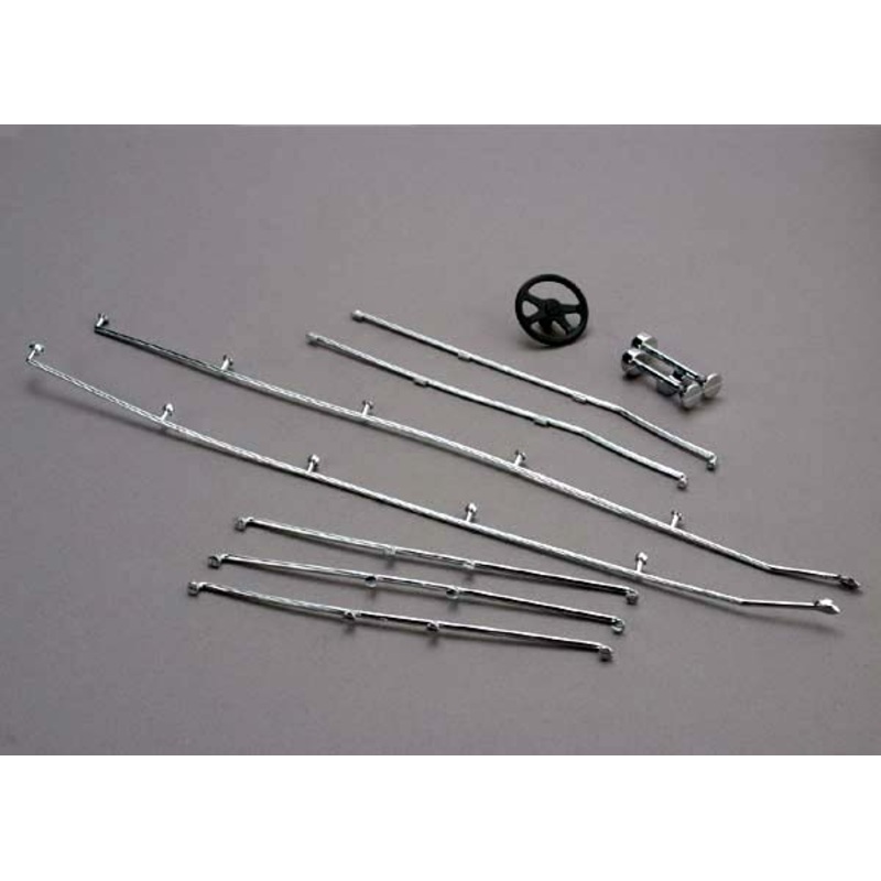 Traxxas 1517 - Deck rails & horns (chrom
