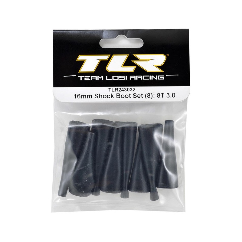 TLR 16mm Shock Boot Set (8) 8T 3.0