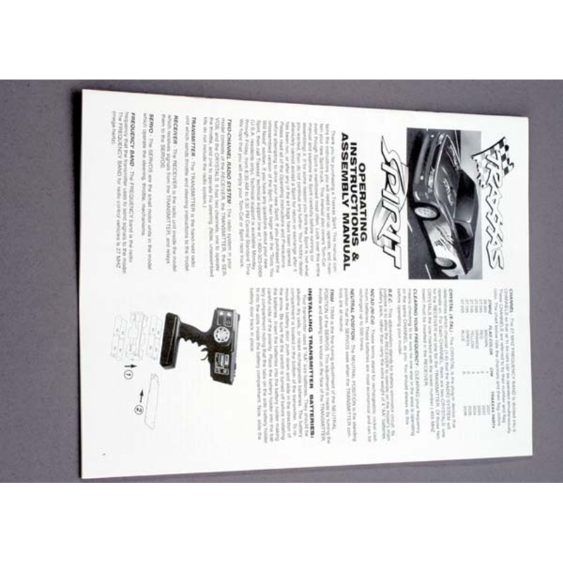 Traxxas 1298 - Operating manual