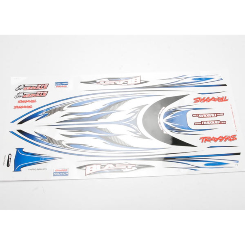 Traxxas 3814X - Blast decal set (waterpr