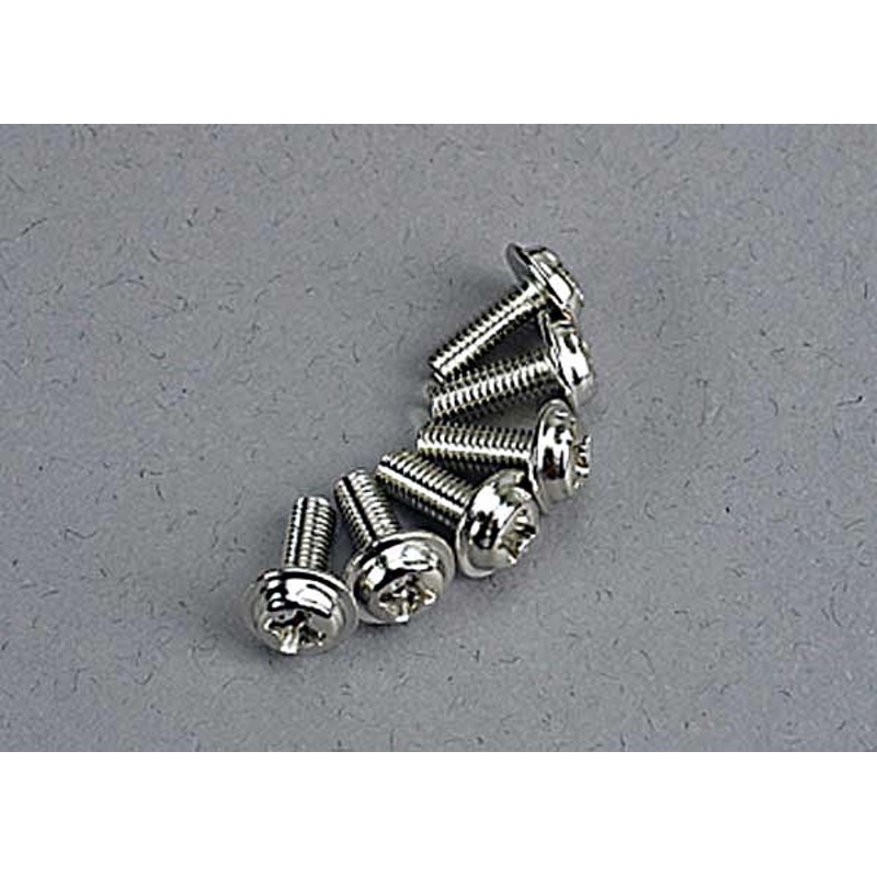 Traxxas 3185 - Motor screws (3x8mm washe