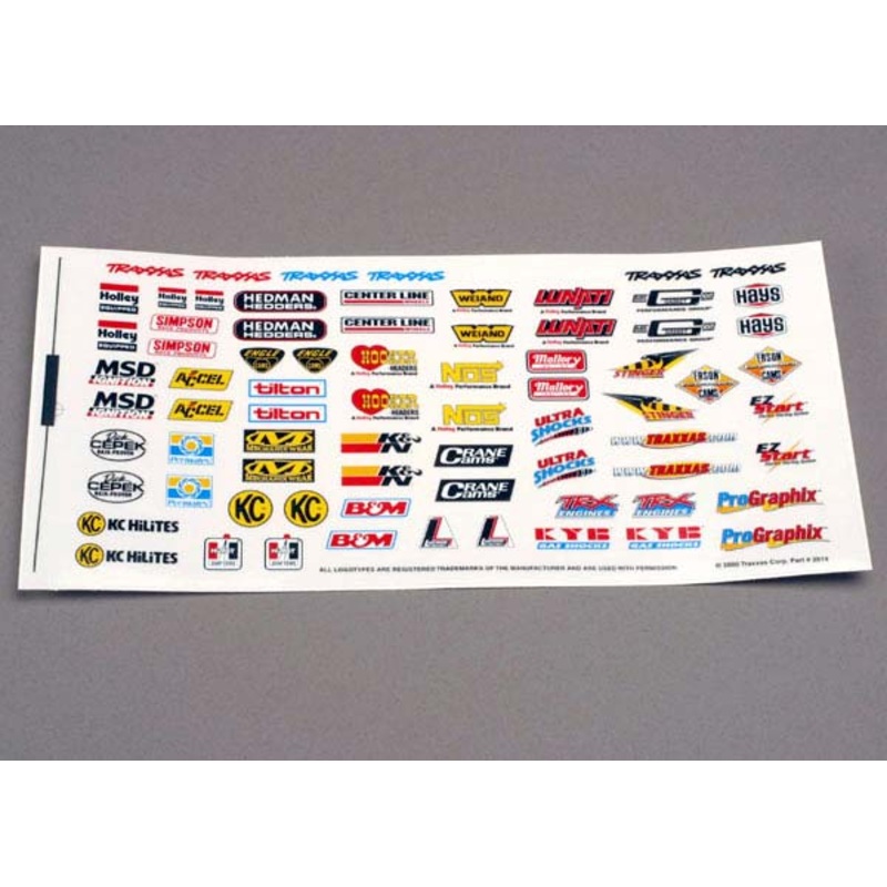 Traxxas 2514 - Decal sheet