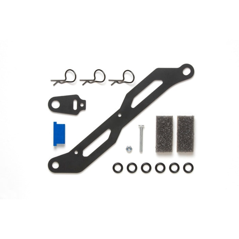 Tamiya TT-02 FRP Batt Plate & Transpond