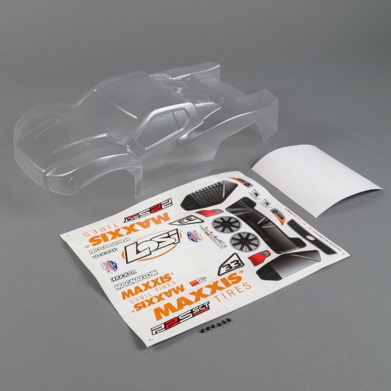 Losi Body Set, Clear: 22S SCT