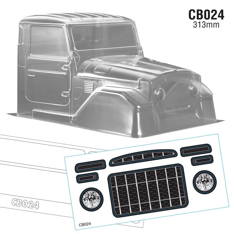 Team C 1/10 Crawler Truck Cab BJ40