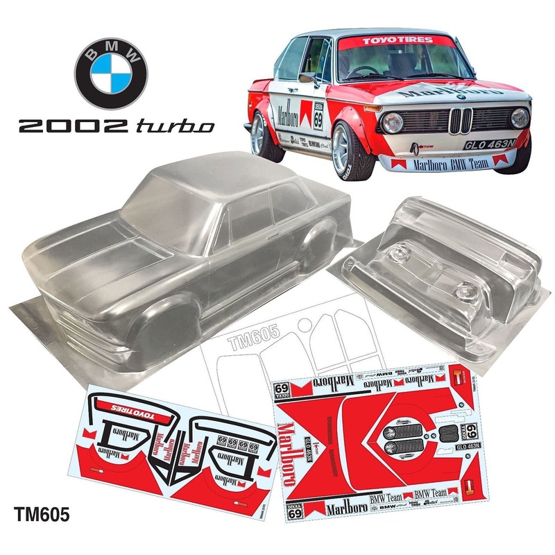 Team C 1/10 Mini BMW 2002 Turbo Marlboro Decals