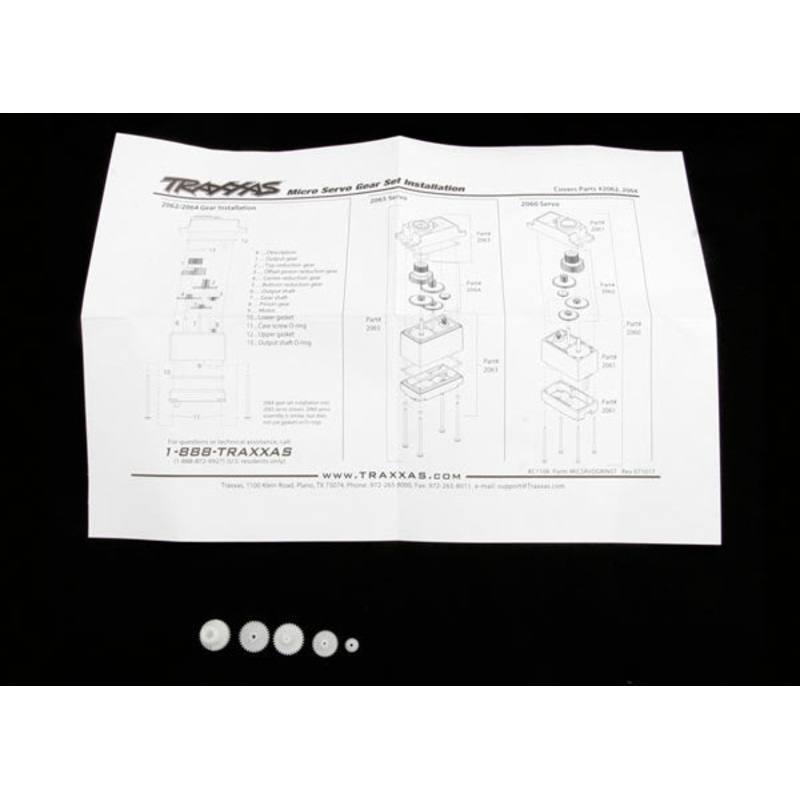 Traxxas 2064 - Gear set (for 2065 waterp