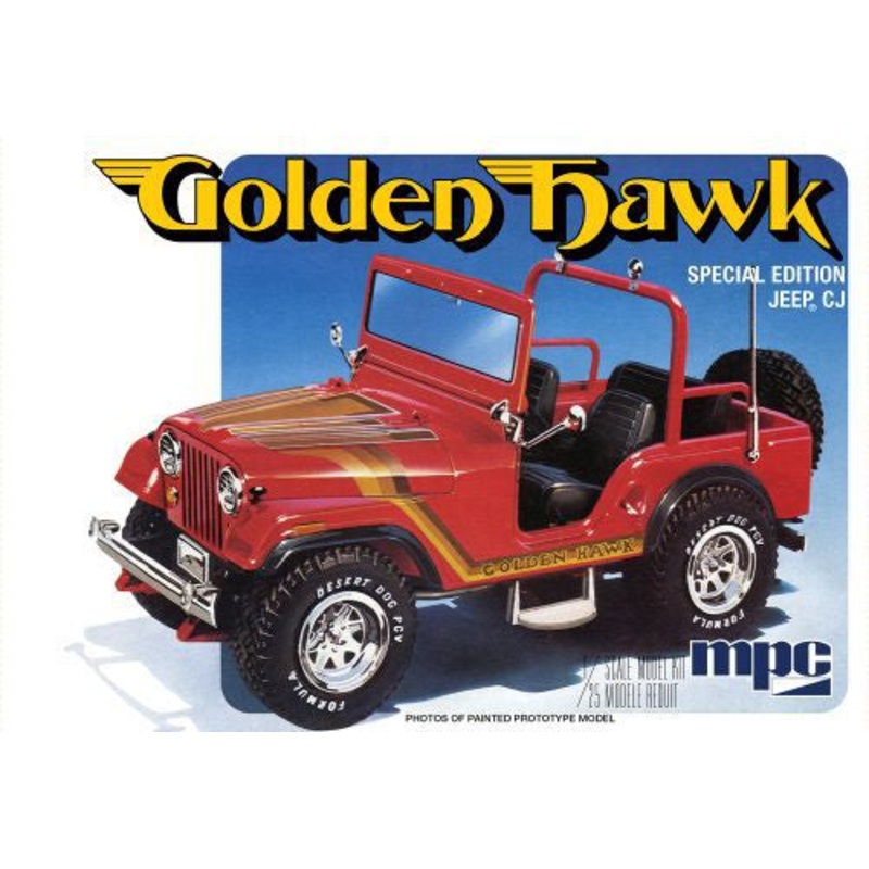MPC 1:25 '81 Jeep CJ5 Golden Hawk