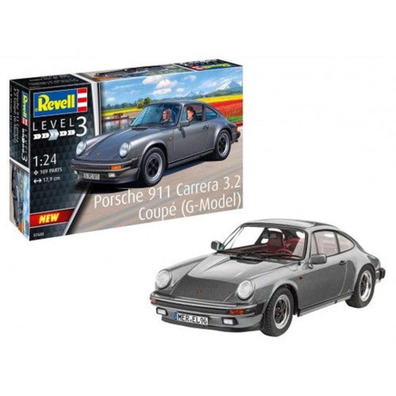 Revell 1:24 Porsche 911 Carrera 3.2 Coupe (G-Model)