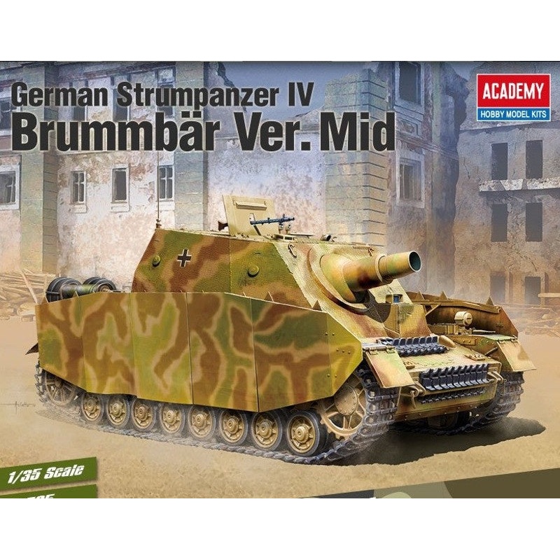Academy 1:35 German Strumpanzer IV Brummbar Ver.Mid