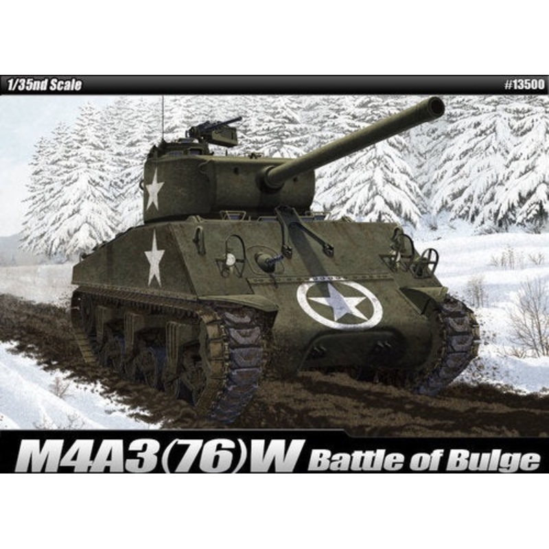 Academy 1:35 M4A3 (76)W "Battle of Bulge" (LW)
