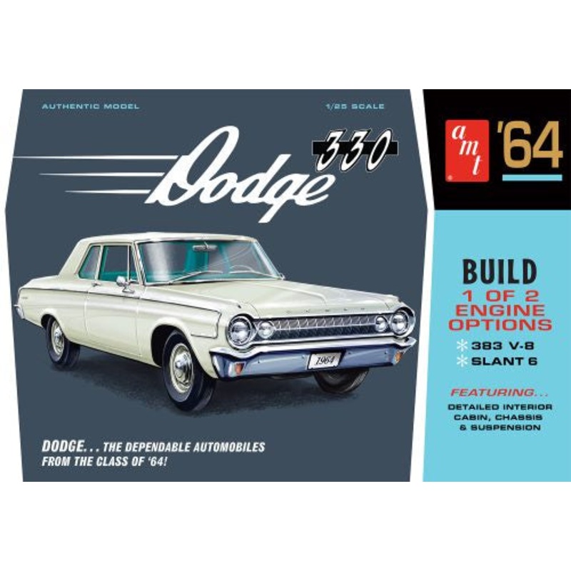 AMT 1:25 '64 Dodge 330 W/Two Engine Choices