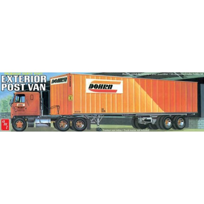 AMT 1:25 Fruehauf 40' Exterior Post Trailer DOHRN