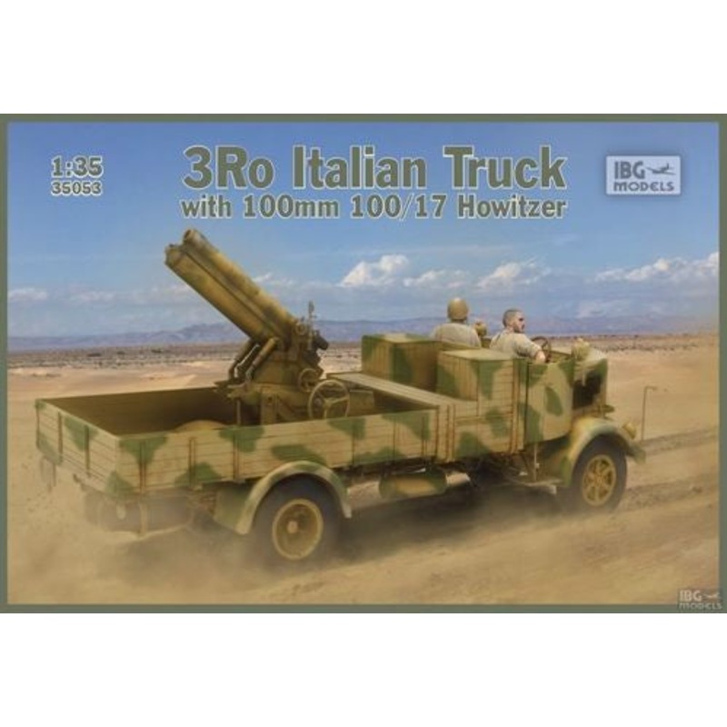 IBG 1:35 3Ro Italian Truck w/ 100mm 100/17 Howitzer