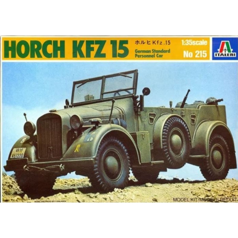 Italeri 1:35 Horch Kfz.15 German Standard Personnel Car (LW)