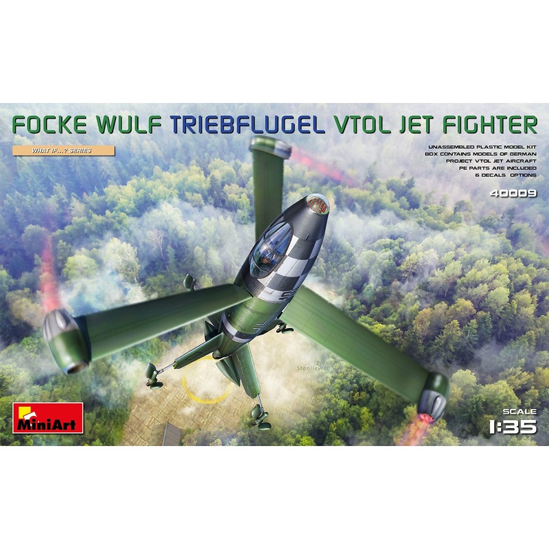 Miniart 1:35 Focke-Wulf Triebflugel VTOL Jet Fighter
