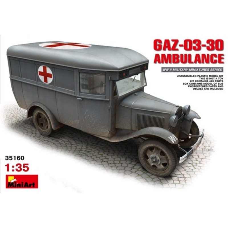 Miniart 1:35 GAZ-03-30 Ambulance (LW)