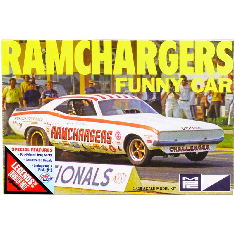 MPC 1:25 Ramcharger Dodge Challenger Funny Car
