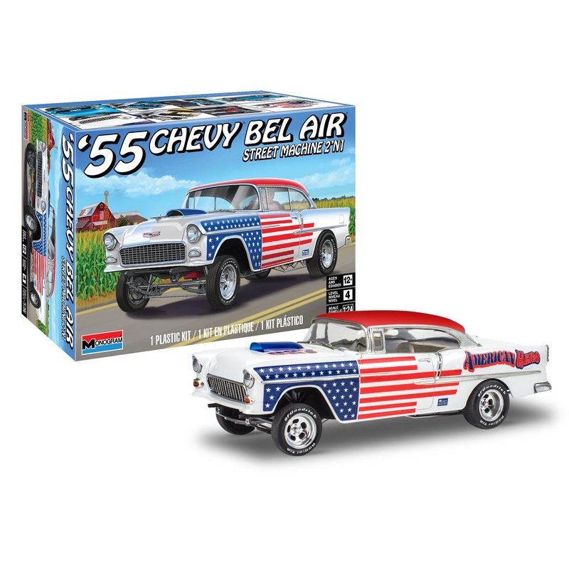 Revell 1:25 1955 Chevy Bel Air Street Machine 2'n'1