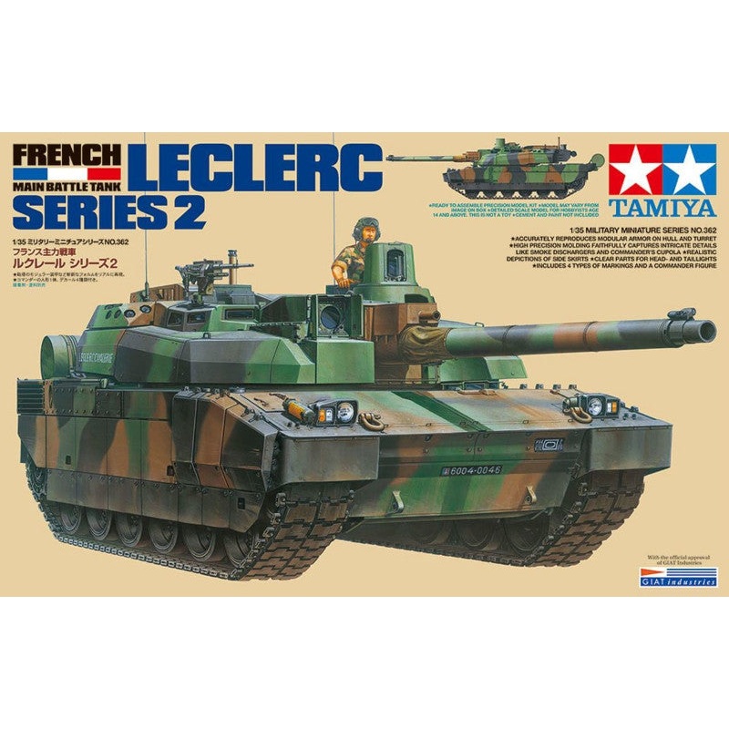 Tamiya 1:35 Le Clerc S2 French MBT