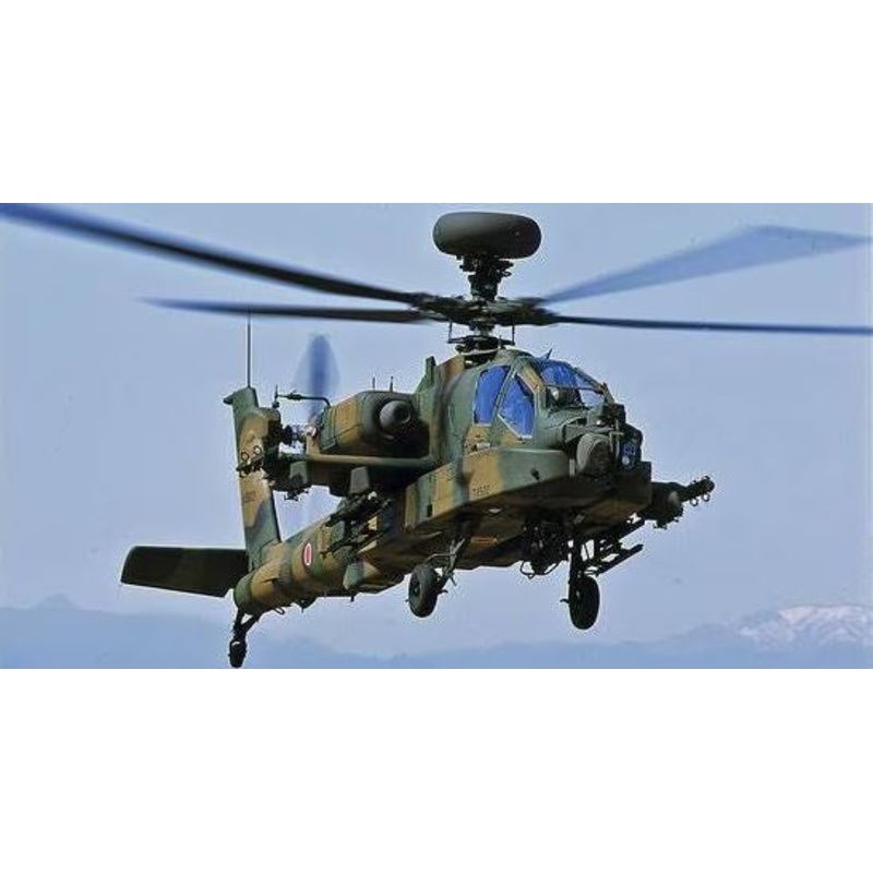 *Aged Decals, Extras* Hasegawa 1:48 AH-64D Apache Longbow 'J.G.S.D.F.'