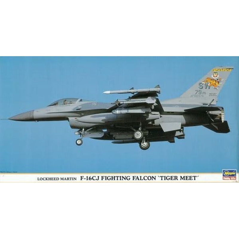 *Aged Decals* Hasegawa 1:48 F-16CJ Fighting Falcon 'Tiger Meet'