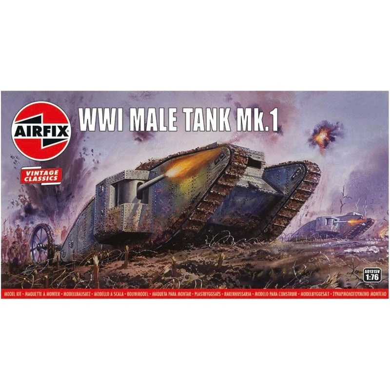 Airfix 1:76 WW1 Male Tank Mk.I