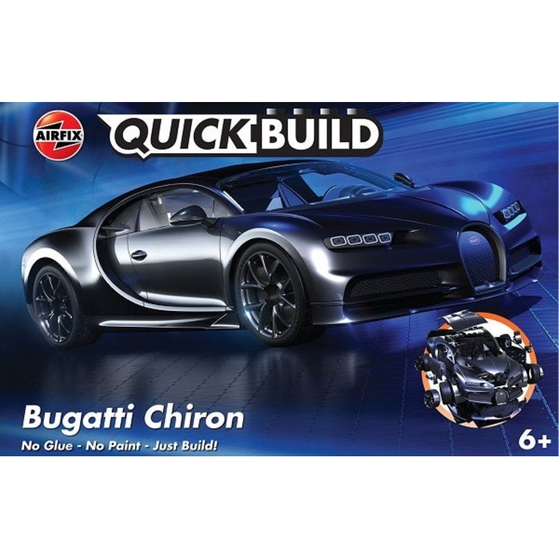 Airfix QUICKBUILD - Bugatti Chiron - Black