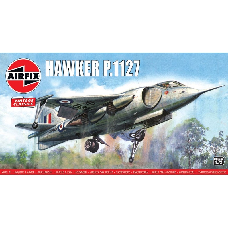 Airfx 1:72 Vintage Classics Hawker P.1127 Harrier Prototype