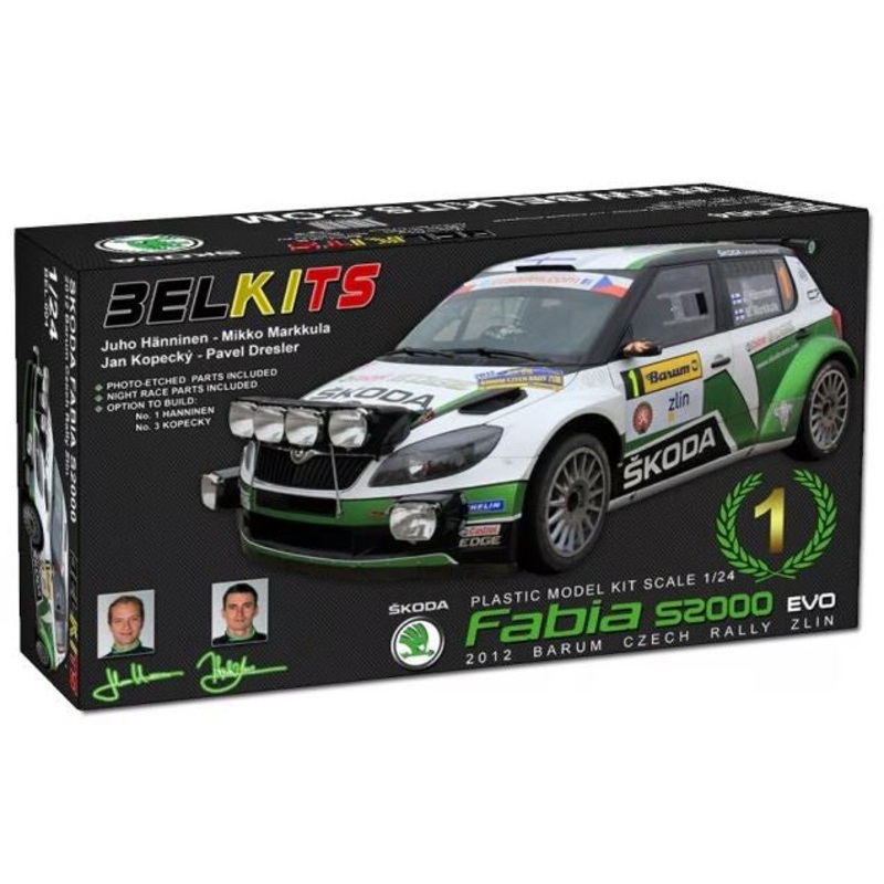 Belkits 1:24 Skoda Fabia S2000 EVO 2012 Barum (LW)