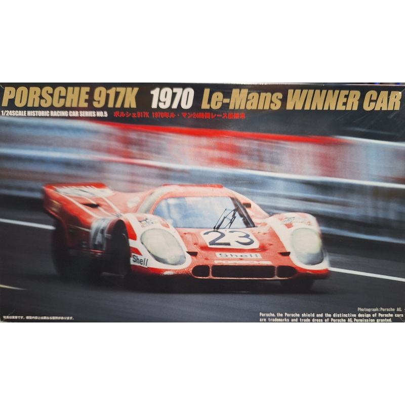 *Vintage, Aged Decals* Fujimi 1:24 Porsche 917K 1970 Le-Mans (LW)