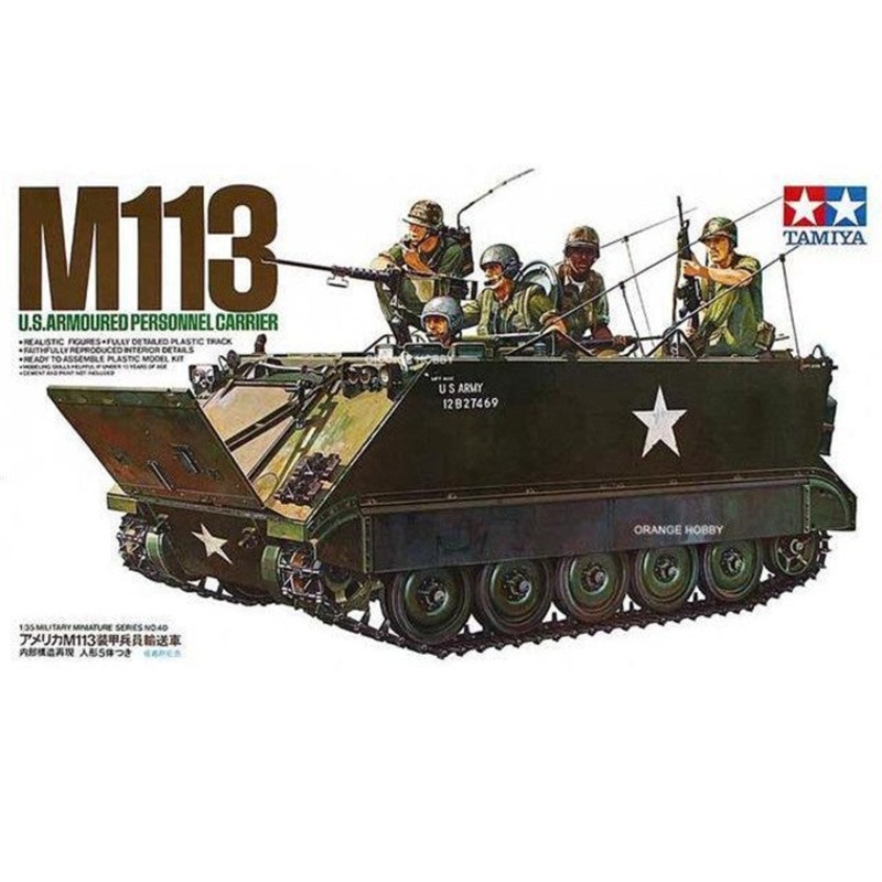 *Vintage, Aged Decals* Tamiya 1:35 M113 U.S. APC (LW)