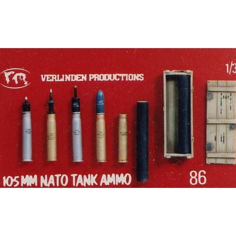 VP 1:35 105mm NATO Tank Ammo Resin Set