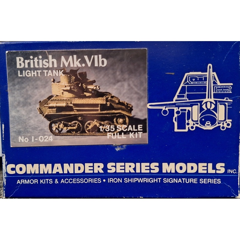 Commander 1:35 British Mk.VIb Light Tank Resin Kit